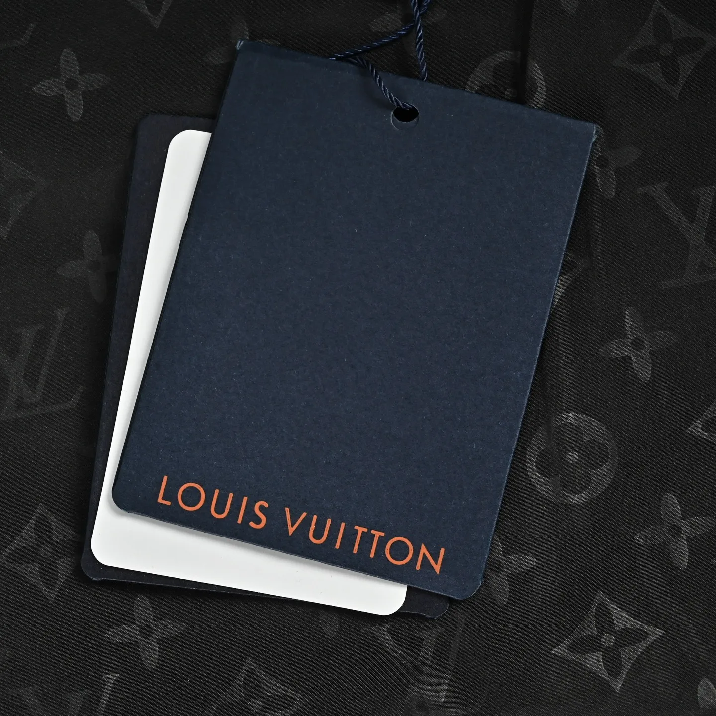 Louis Vuitton Louis Vuitton three-flower embroidered logo lapel leather jacket